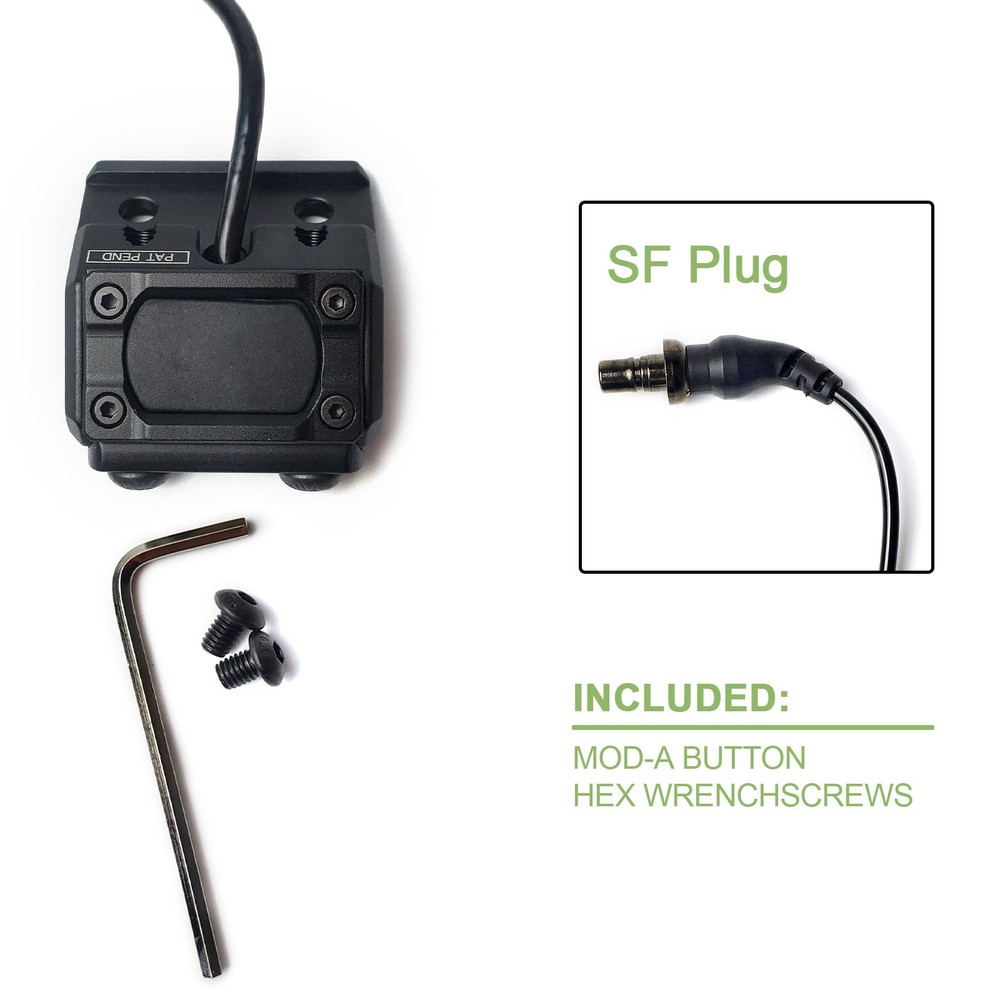 Tactical M300/M600 Flashlight ML Hot Button Switch With Mount For M952V M600DF