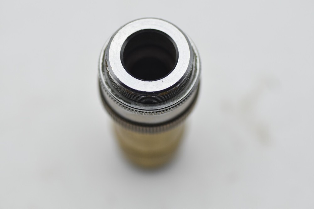 ANTIQUE BRASS MICROSCOPE OBJECTIVE ZEISS 42 AP 0.85