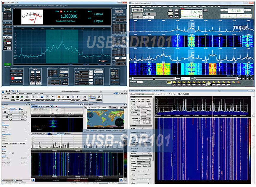 Multi-Function USB DVB-T TV FM D Radio Tuner with SDR Support for Win11 Win10