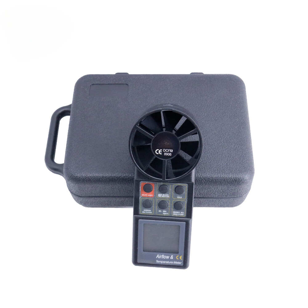 AZ8906 Digital Anemometer Multifunctional Air Flow Tester Temperature Meter