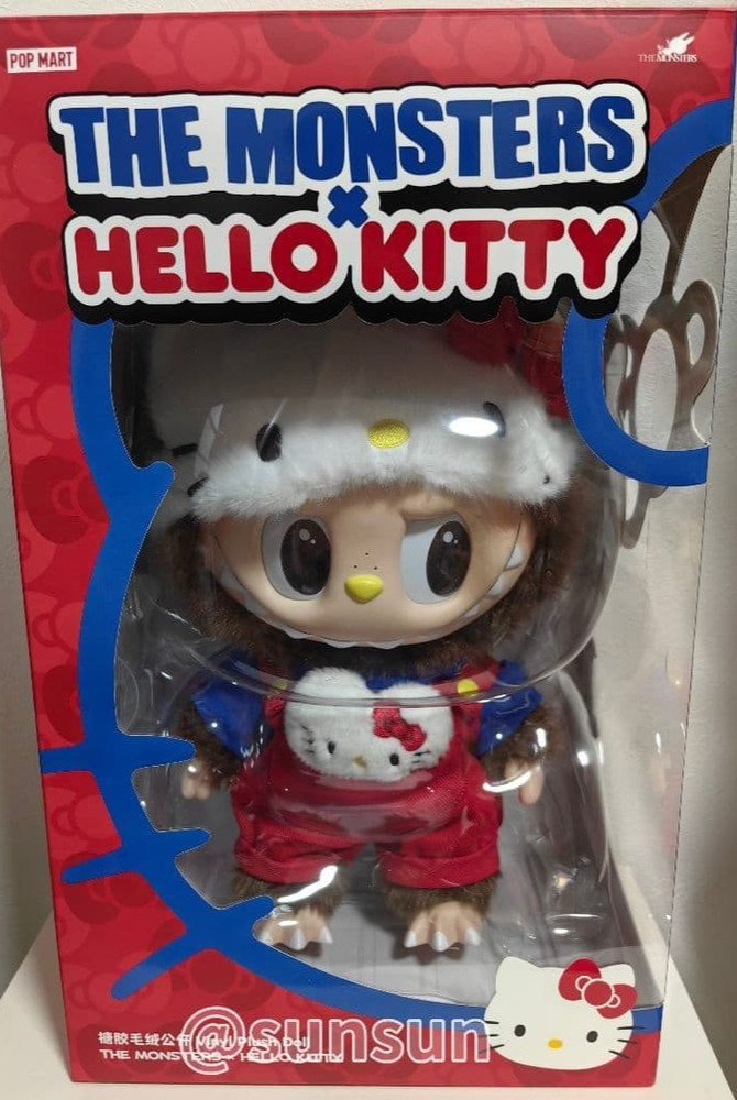 AUTHENTIC THE MONSTERS × HELLO KITTY PLUSH D TOY