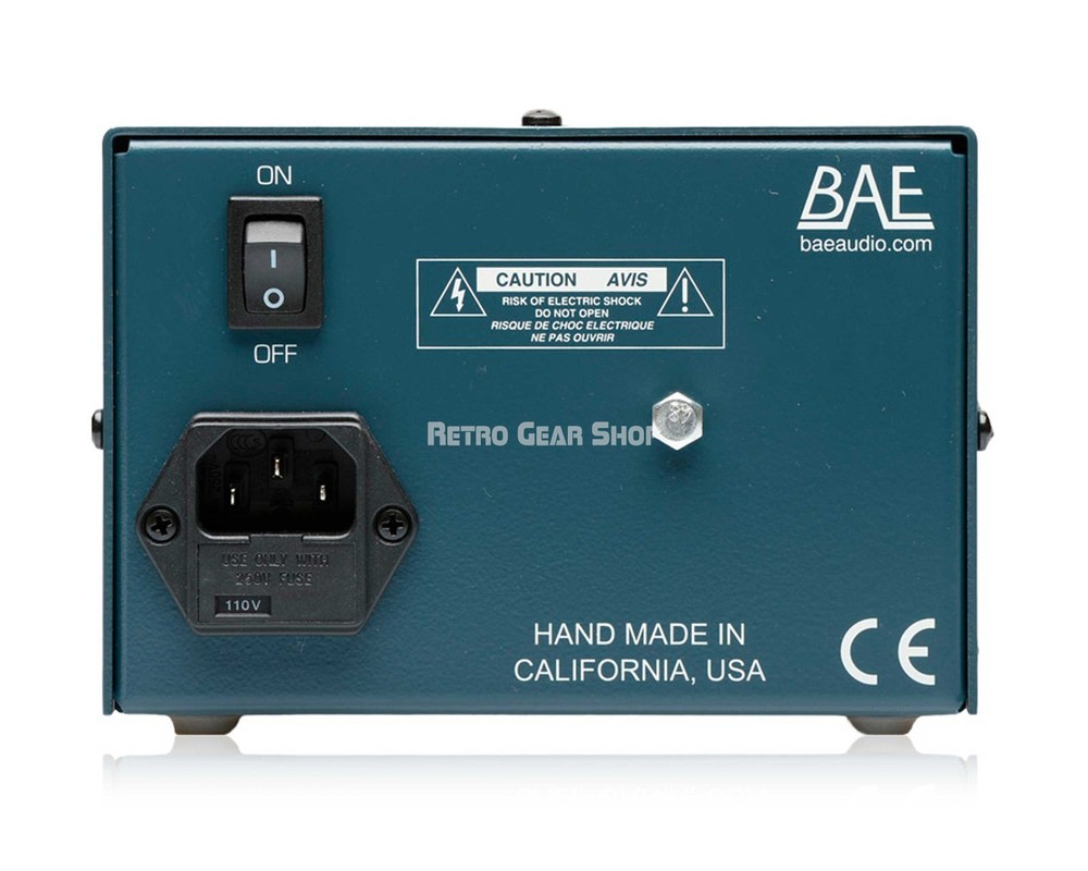 BAE 1066D Rackmount Pair Mic Preamp / EQ with PSU