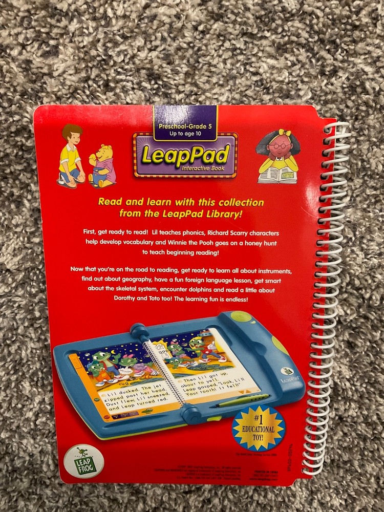 LeapPad interactive book preschool - grade 5