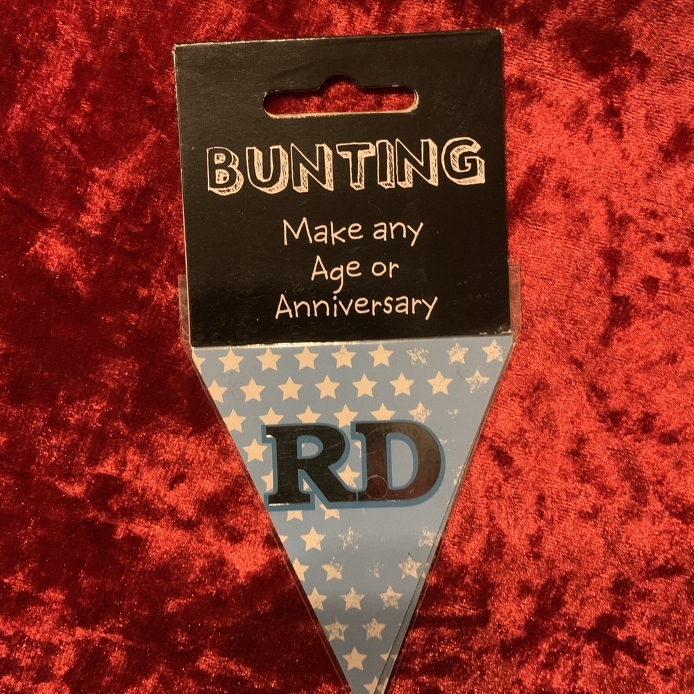 personalised Bunting ‘rd’