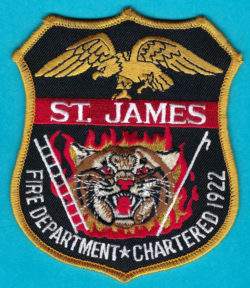 ST. JAMES NEW YORK FIRE RESCUE PATCH