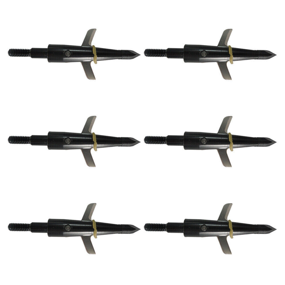 12Pcs 100Gr Swhacker Hunting Broadheads Expandable Sharp Blade Crossbow Tips Bow