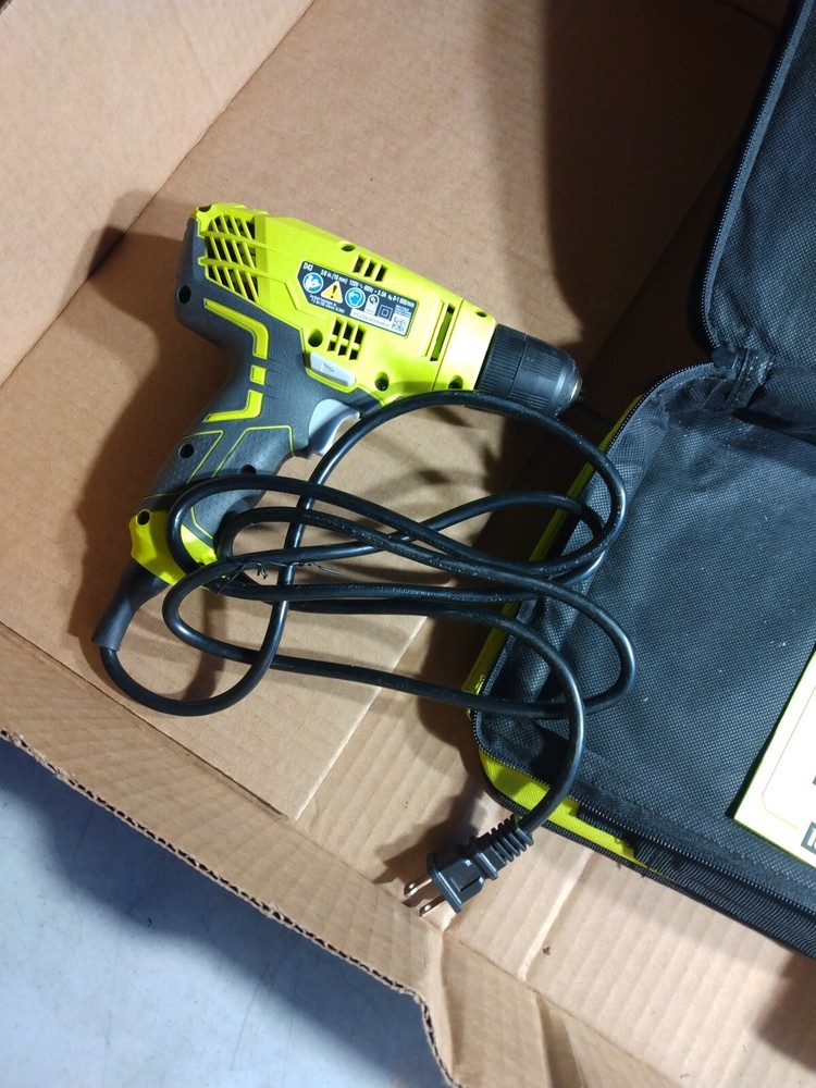 Ryobi 3/8 Inch Corded Power Drill 5.5 Amp Variable Speed Trigger D43K Tested