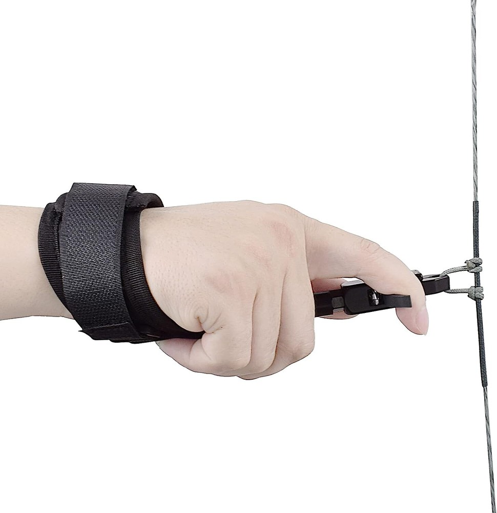 Durable Compound Bow Release - 360° Caliper - Fits up to 65lbs - Comfortable