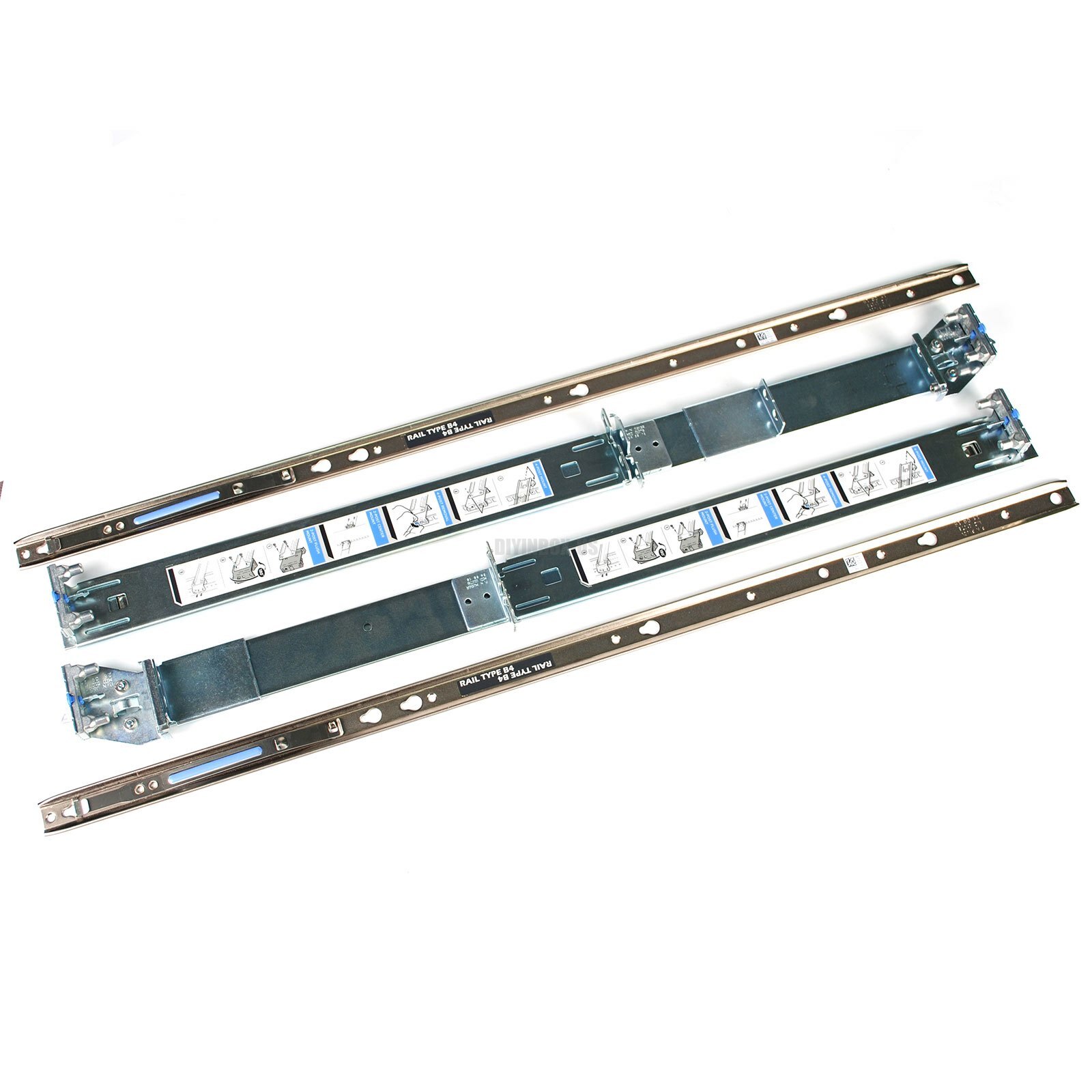 Dell H872R PowerEdge R510 R520 R720 R730 R730xd R540 R740 R740xd Static Rail Kit