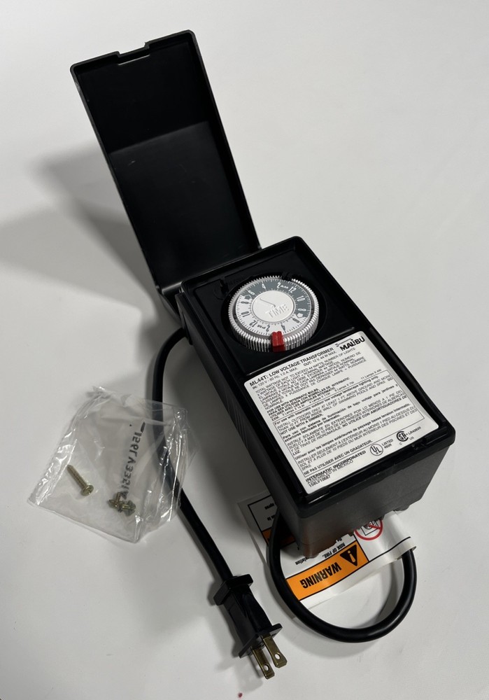 NEW Malibu Intermatic 44 Watt ML44T Low Voltage Lighting Transformer/Timer