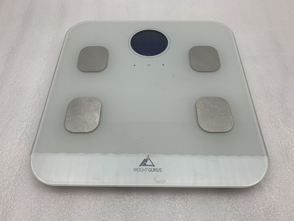 Bluetooth Body Composition Scale White - Weight Gurus