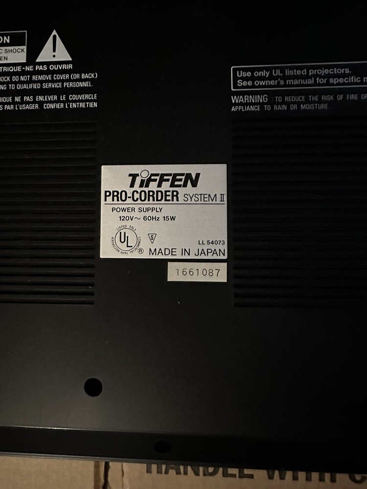 EUC- Tiffen Pro Corder System II Slide Projector (Sync to Sound) Controller Unit