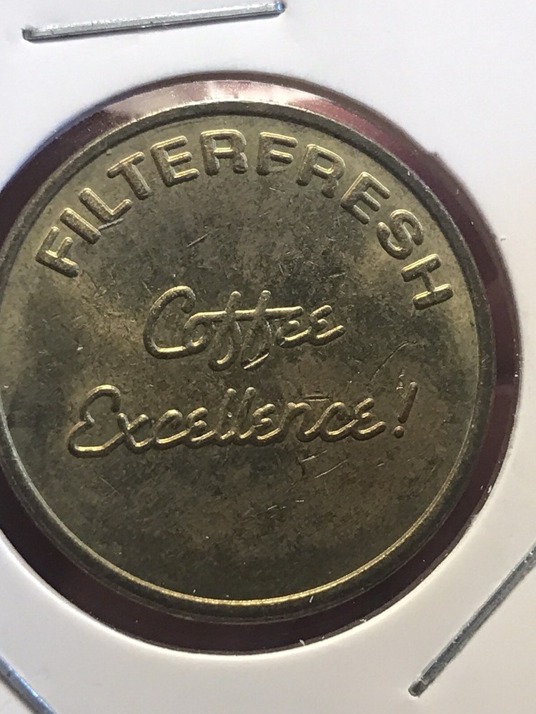 Filterfresh Coffee Excellence! Vending Coin Token 24mm