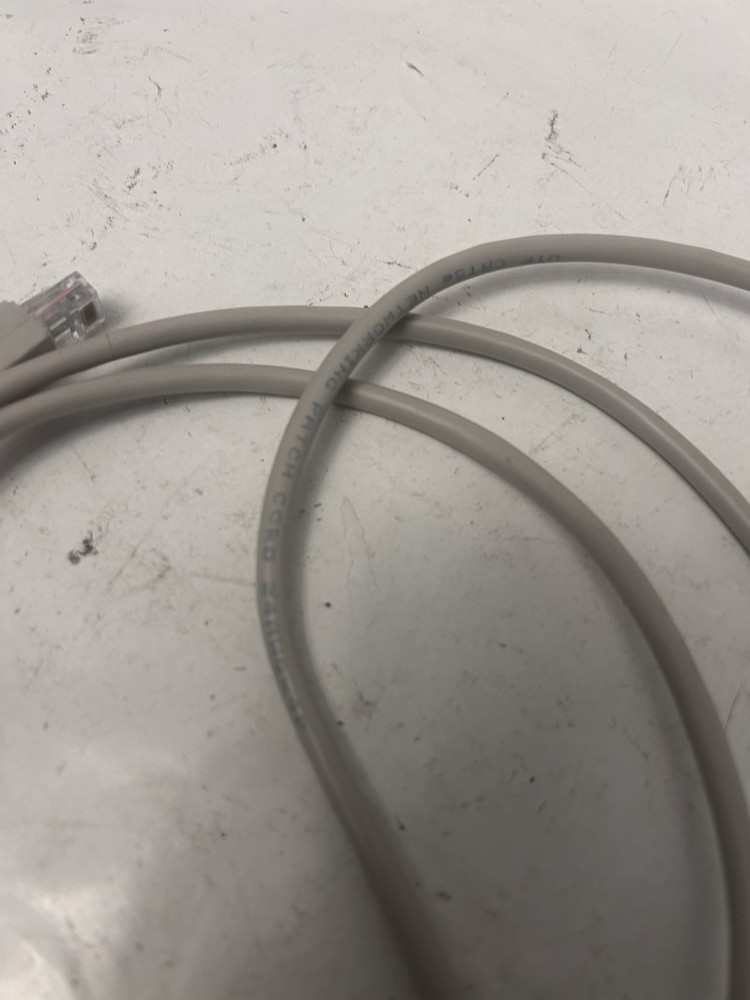 Ethernet cable 7ft cord off white