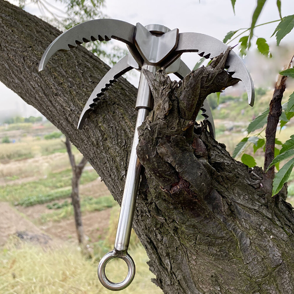 Grappling Hook Folding Survival Claw Multifunctional Stainless Steel For Outdoor