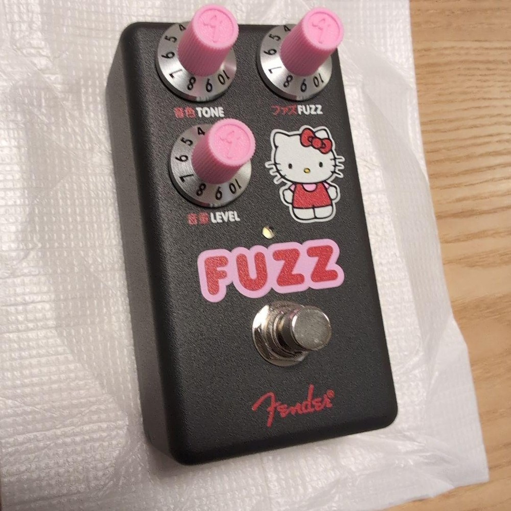 Fender Hello Kitty Fuzz Effector Black Kitty◆