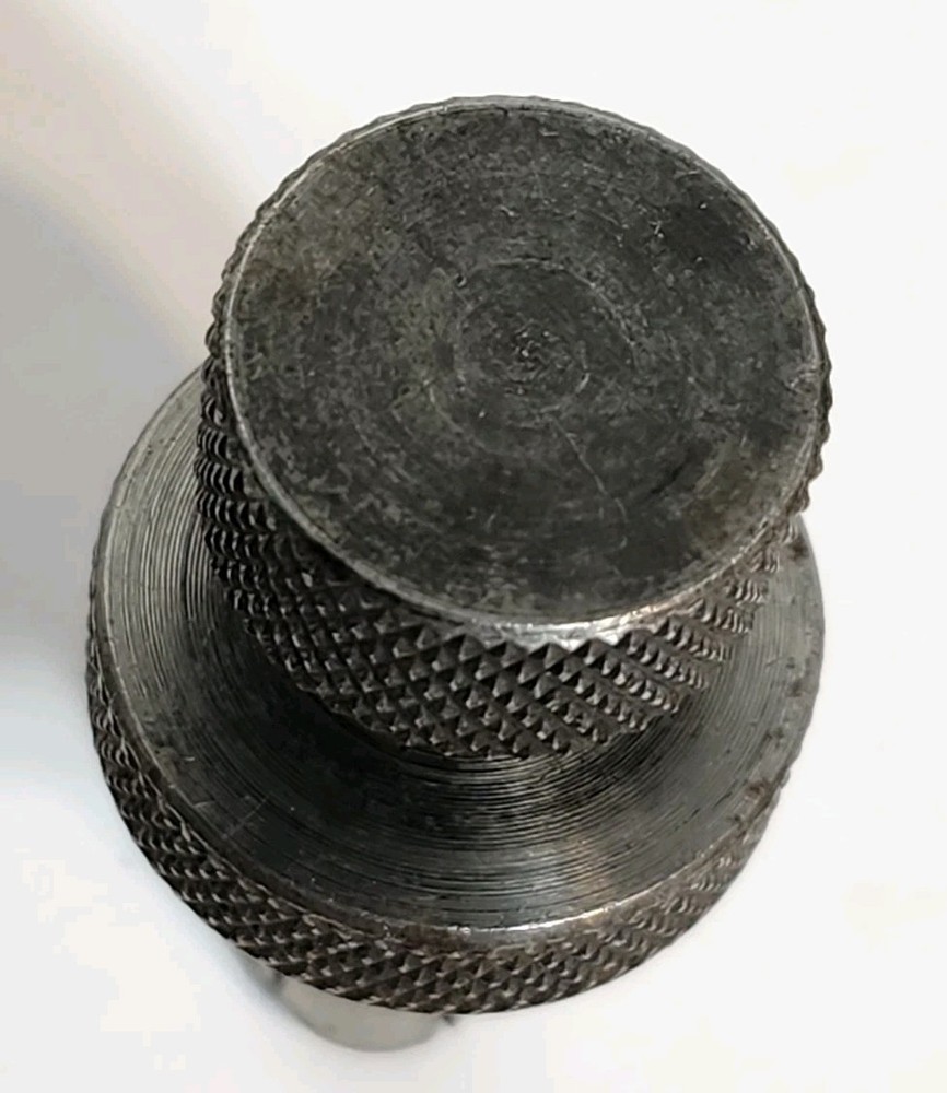 VTG PULLER Double Round Top Threaded 3/8"Dia Split Cylinder Base No Brand 2"Long