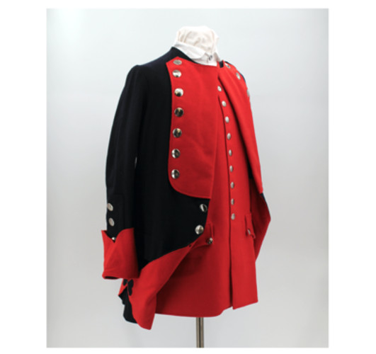 French & Indian War Blue & Red Regimental Coat Size 46 / XL