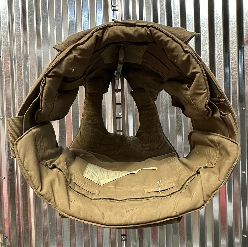 USMC MTV Modular Tactical Vest w/ Soft Inserts Medium Coyote