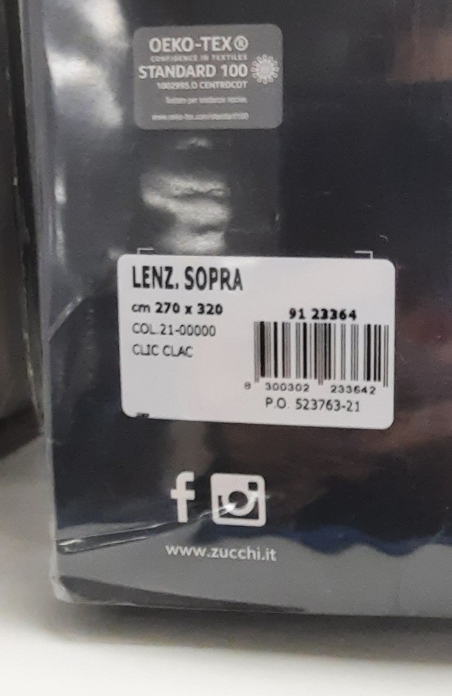 Maxi 270x320 Percale Double Top Sheet