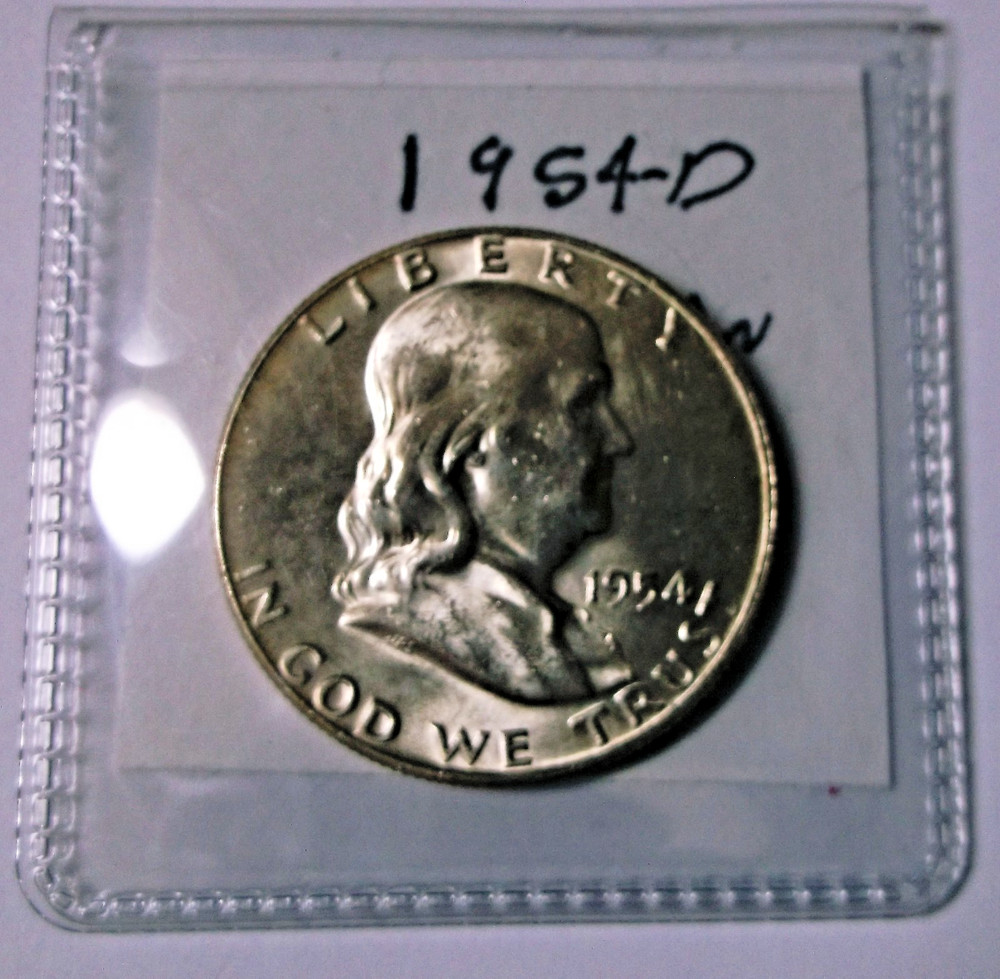 1954 D Franklin Half Dollar