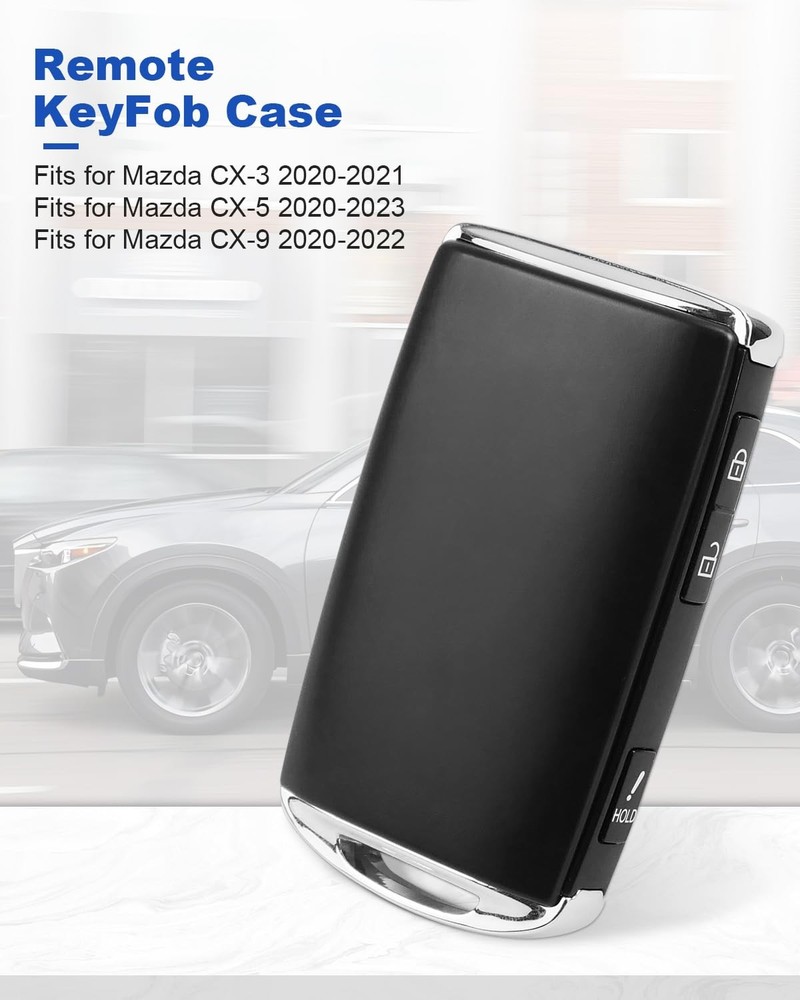 CX3 CX5 CX9 Remote Key Fob Case Shell Keyless Entry Replacement for Mazda...