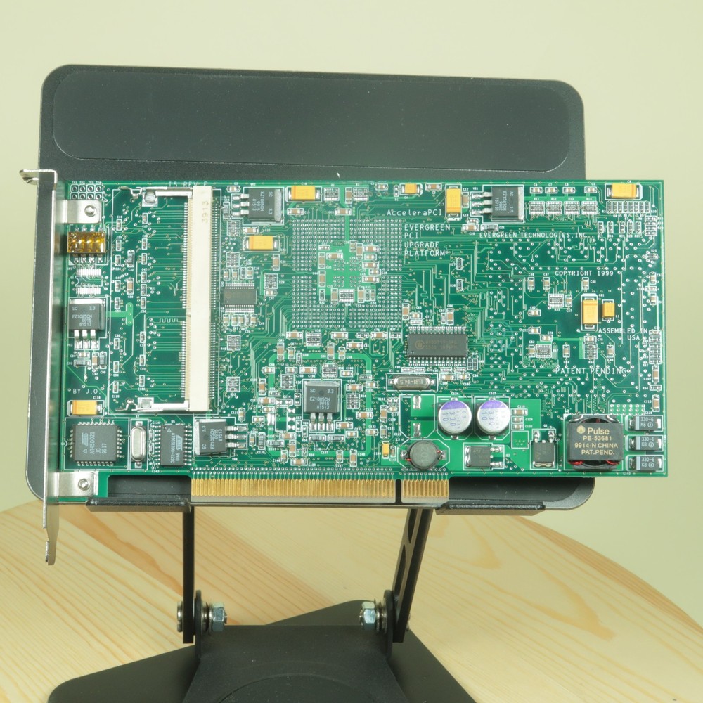 Evergreen AcceleraPCI CPU RAM Upgrade Card BIOS Socket 370 Missing Capacitor