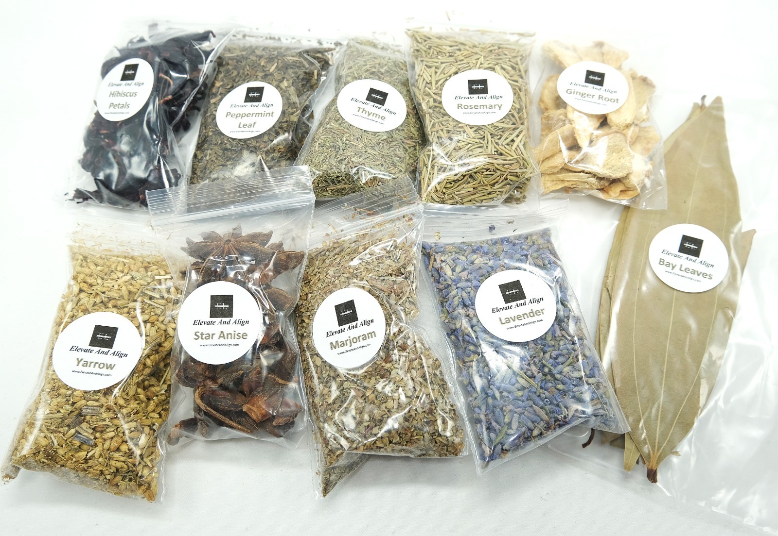 20 Piece Dried Herbs And Flowers Kit | Herbal Spell Kit | Potpourri Kit