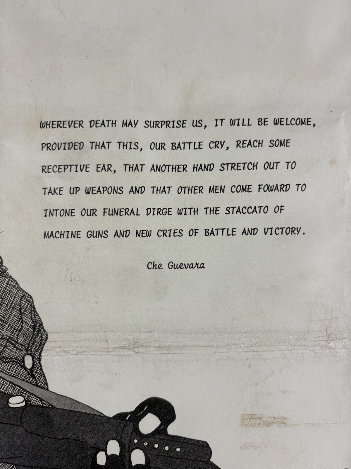 BLACK PANTHER PARTY Political Poster 1967 BPP Emory Douglas CHE GUEVARA