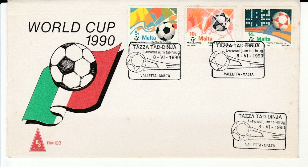 Fifa World Cup 1990 First Day Cover (ES)