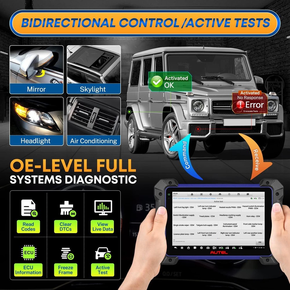 2025 Autel MaxiIM IM608 PRO II Kits IMMO Key Programming Diagnostic Scanner Tool