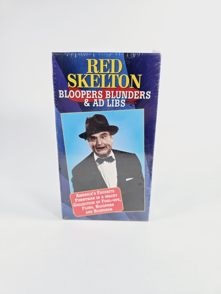 Red Skelton Bloopers Blunders Ad Libs VHS 1995 SEALED NEW