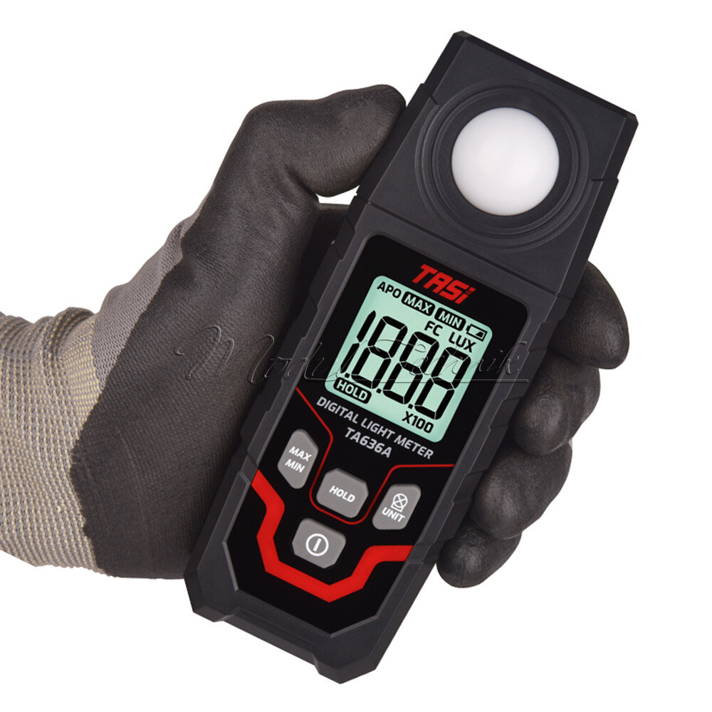 TA636A Digital Light Meter Illuminance Lux Meter Illuminometer Handheld Ambient-