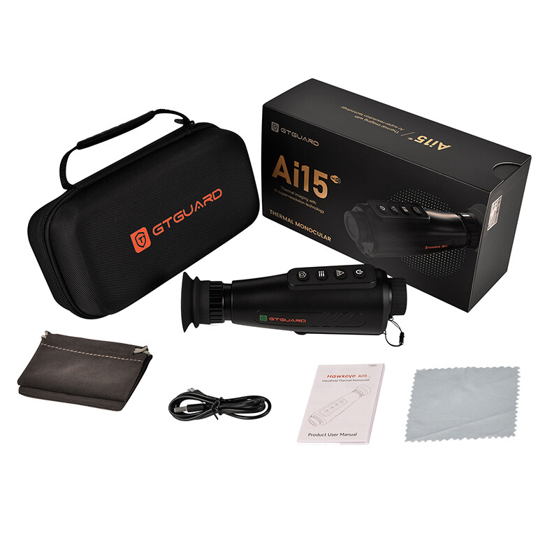GTGUARD Ai 384x288 Thermal Monocular 15mm 60Hz Lens Night Vision Hunting Scope