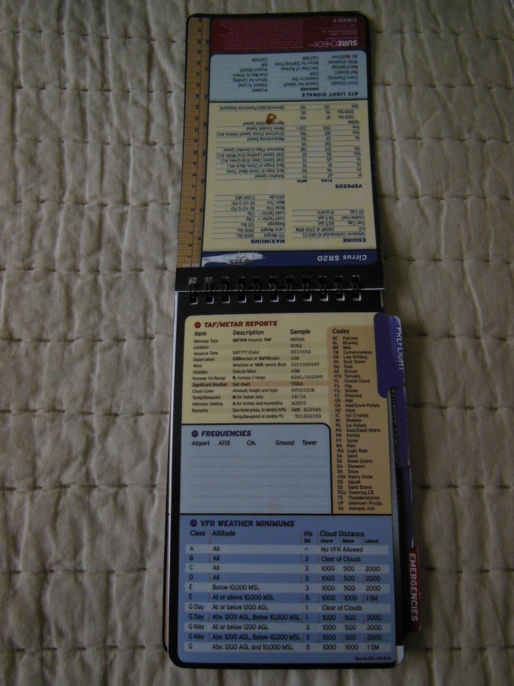 Sure Check Cirrus SR20 Checklist