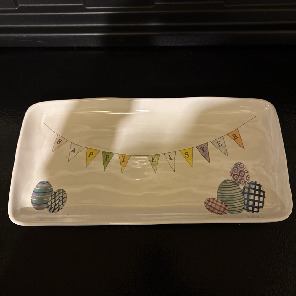 Rae Dunn Happy Easter Tray (large)