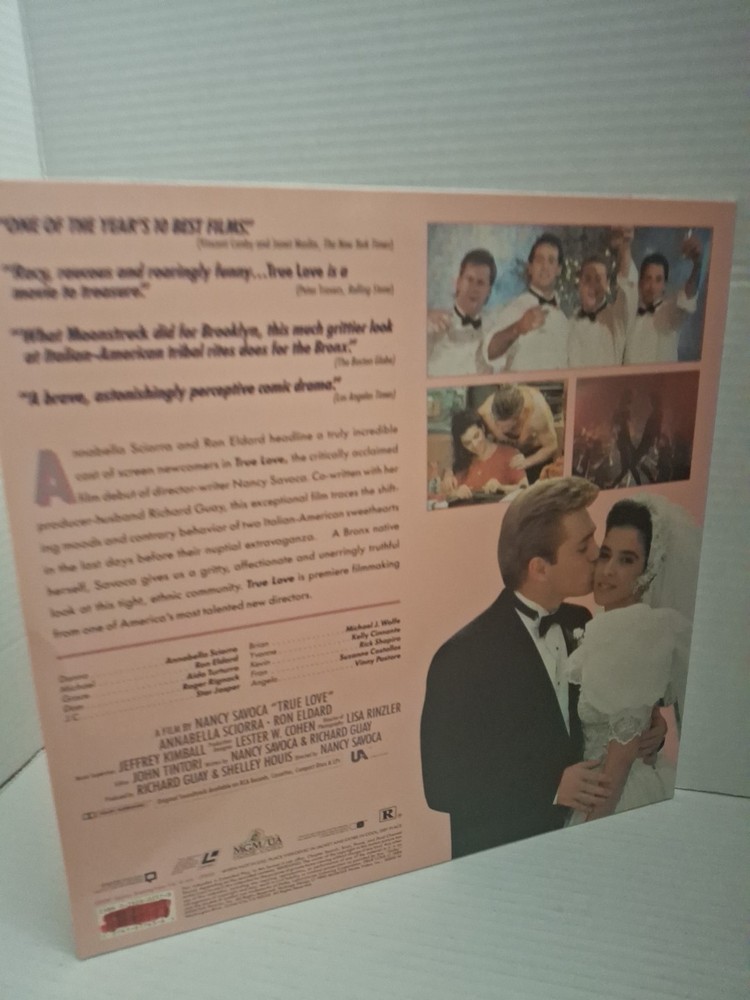True Love (LASERDISC 1989)Annabella Sciorra,gr