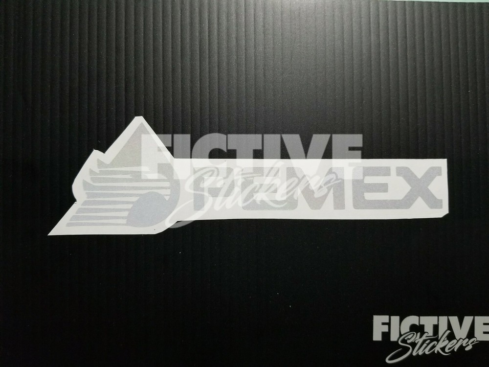 Pemex Sticker Decal 12" inch REFLECTIVE WHITE