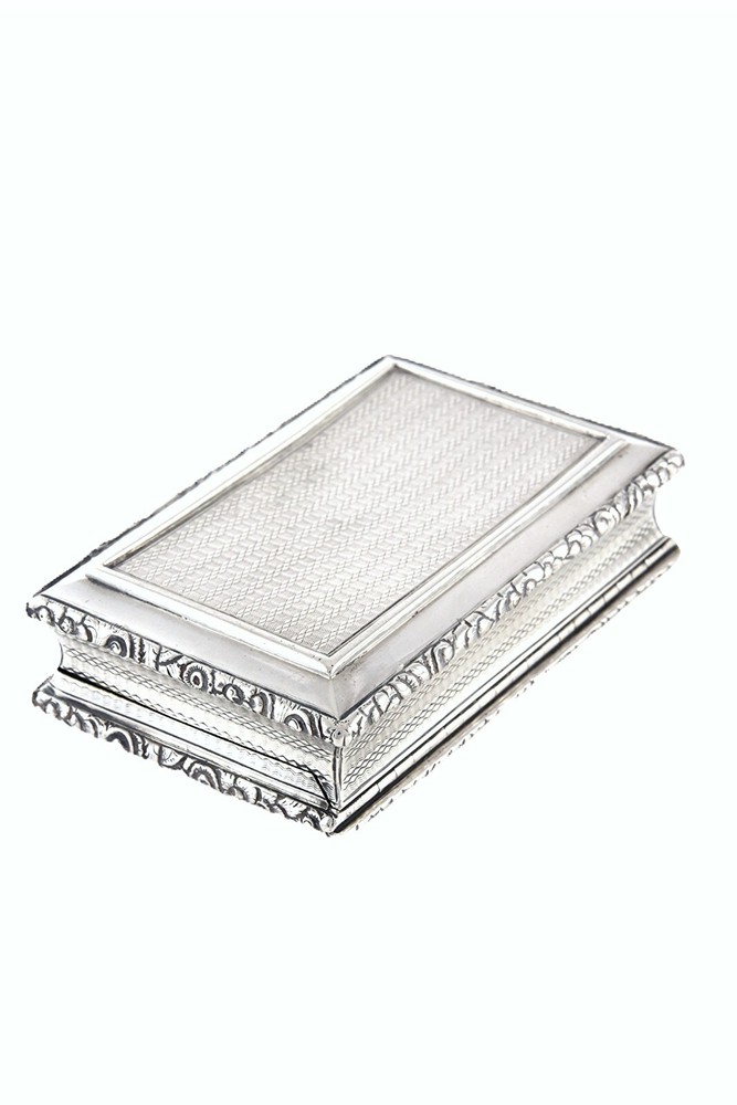 Nathaniel Mills William IV Silver Table Snuff Box 1834