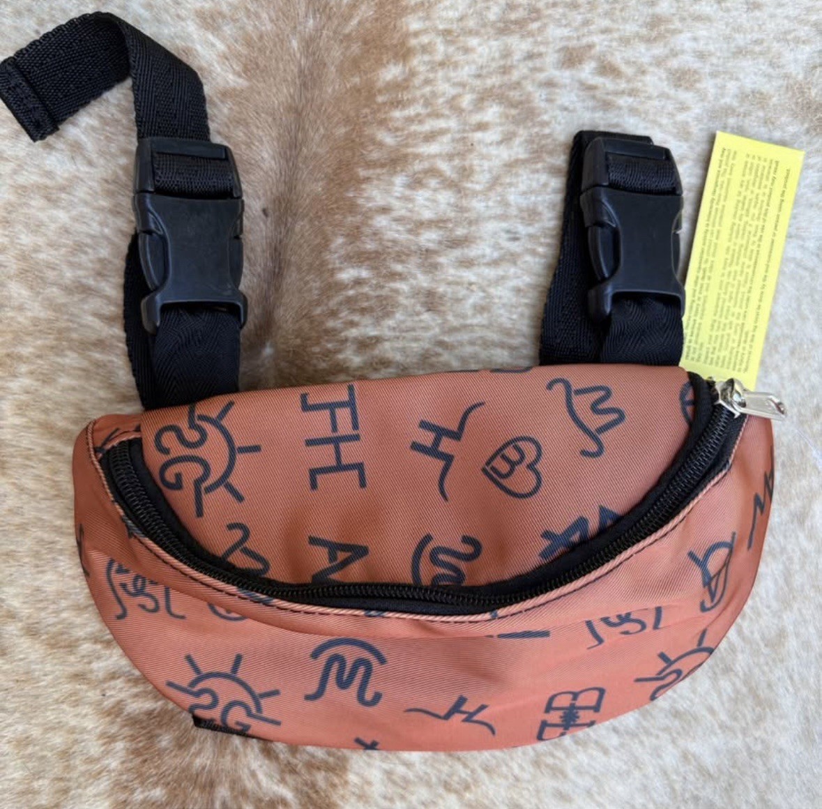 Western Ranch Brands Nylon Print Western Saddle Pouch Trail Riding Tack