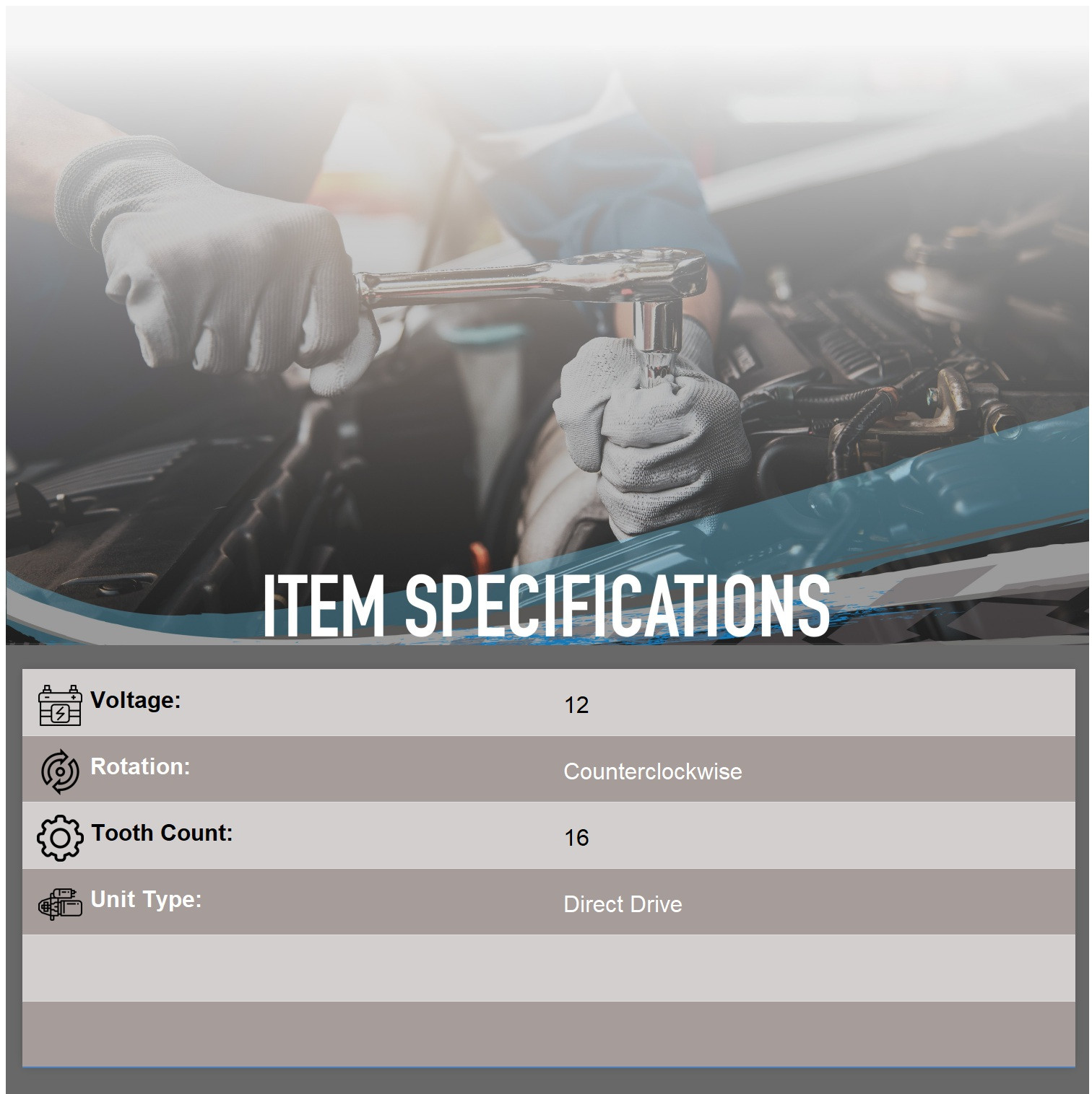 New Starter For Briggs & Stratton 7HP 8HP 10HP 11HP 12HP 16HP 18HP 497595 392749