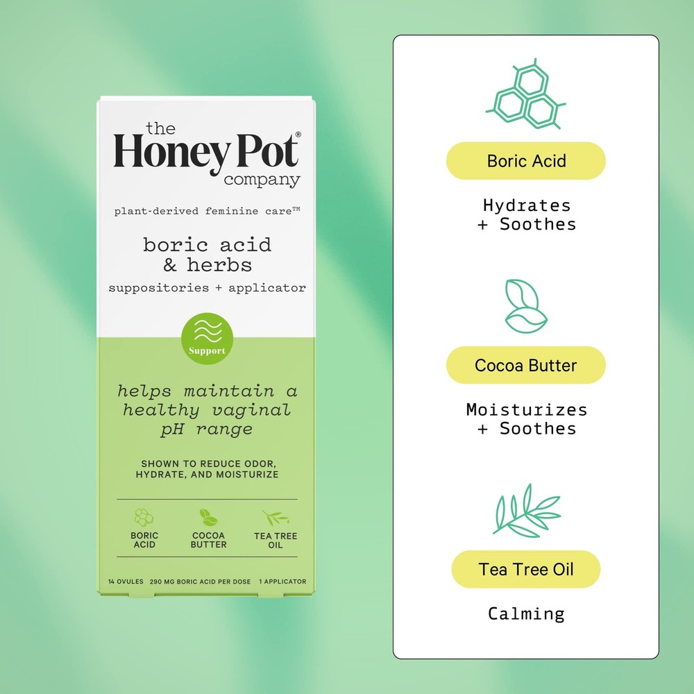 7 Day Boric Acid & Herbs Suppositories