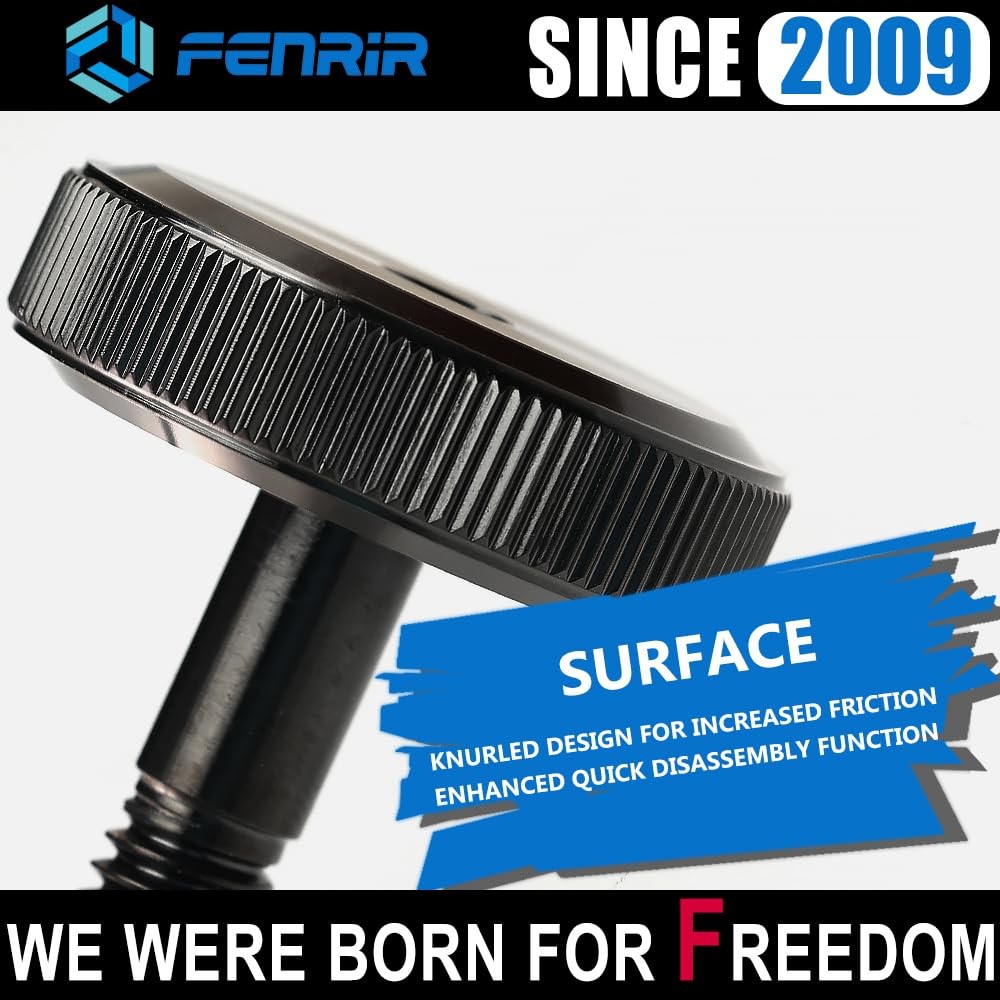 FENRIR Motorcycle Saddlebag Locks Security Bolt Knobs Fasteners Hardware Kit 304