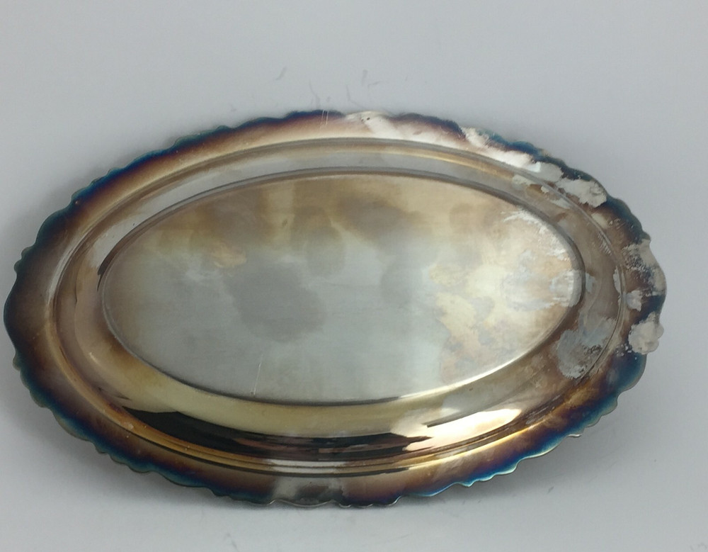 Oneida Silverplate Creamer Sugar Tray Georgian Scroll 3 Piece Set 1992