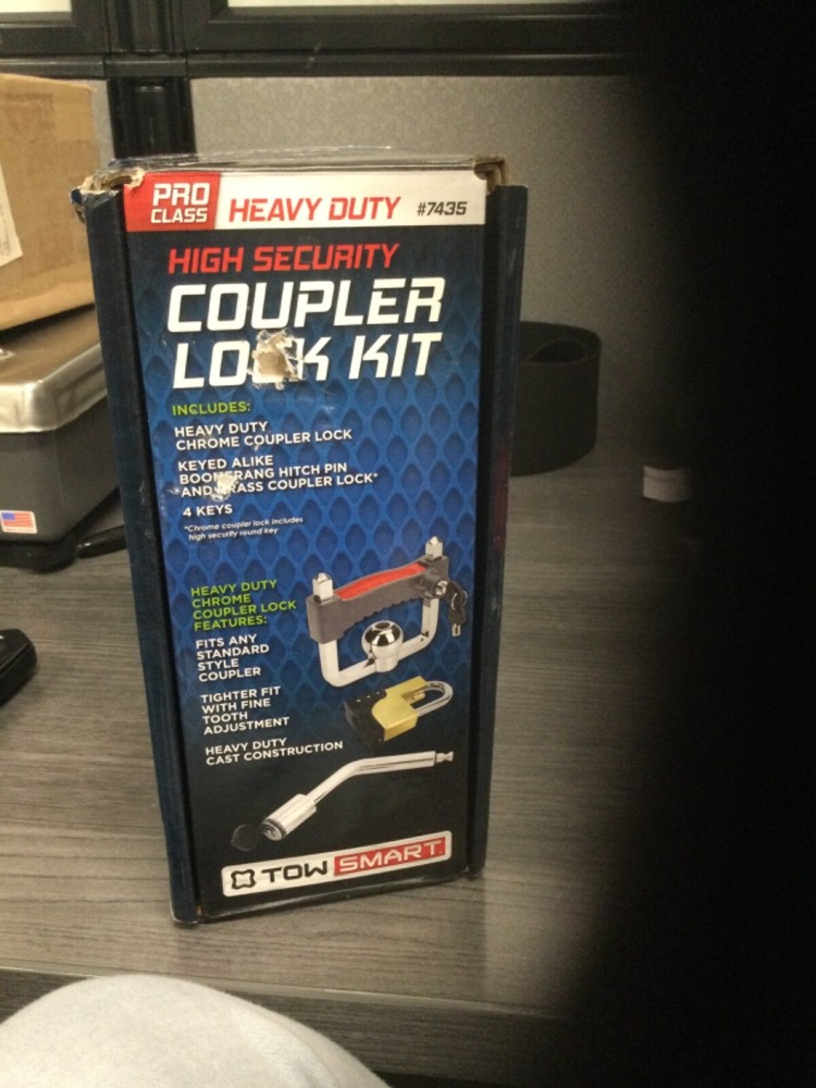 trailer coupler lock kit