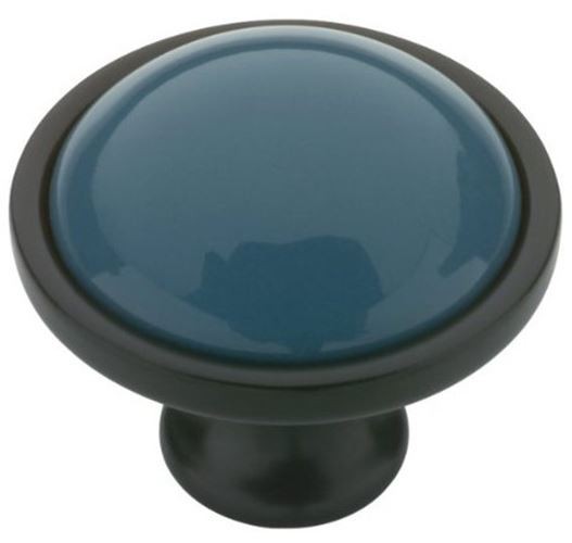1-3/8" Betsy Fields Knob Turquoise Southwest Insert
