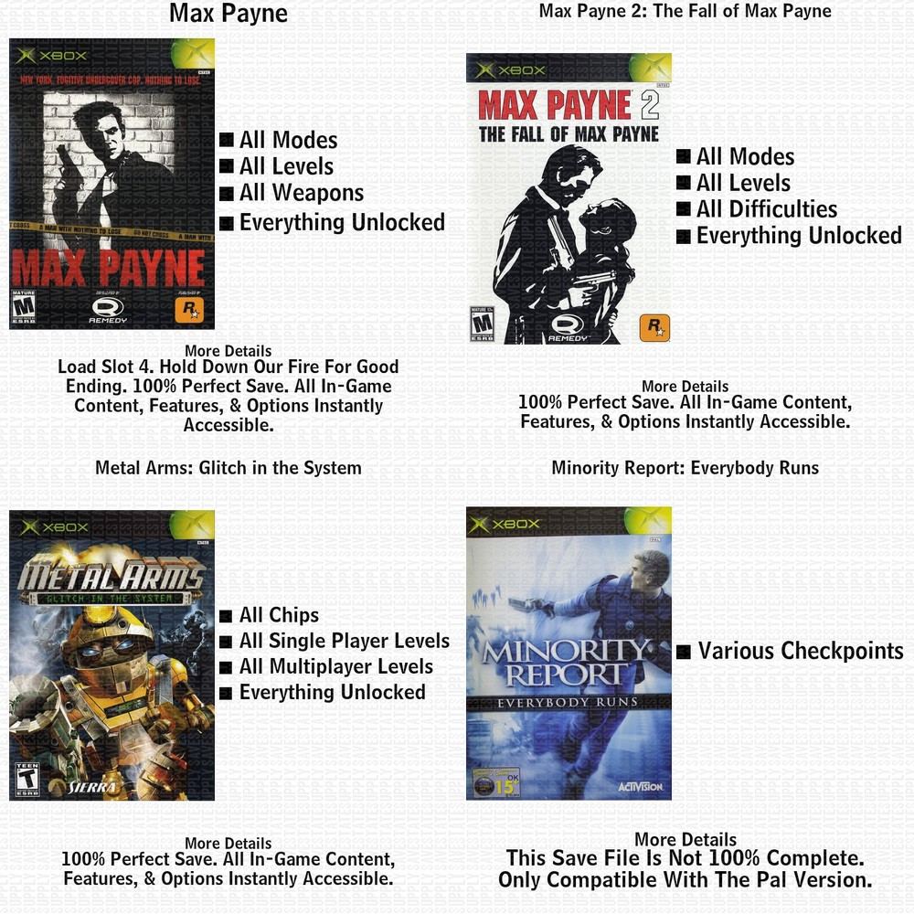 Hitman: Contracts XBOX USB Save 100% Unlocked