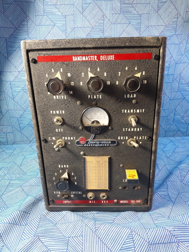 Vintage HARVEY WELLS Transmitter Deluxe TBS-50D, Untested, As Is
