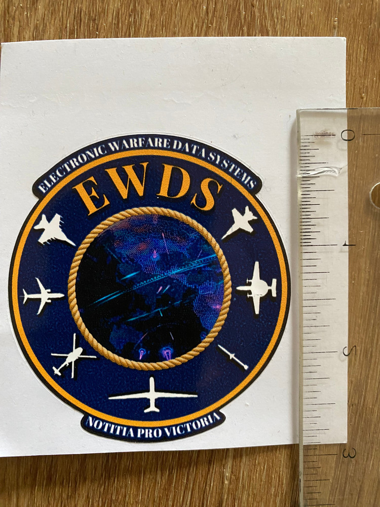 US Navy Electronic Warfare Data Systems (EWDS) Sticker