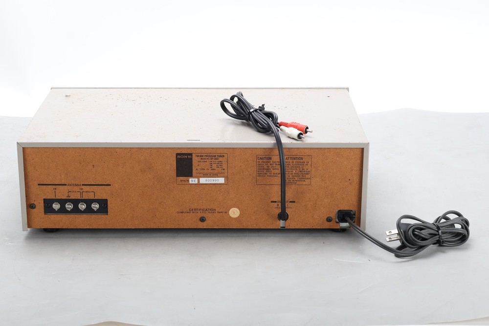 Sony ST-333 FM-AM Program Tuner